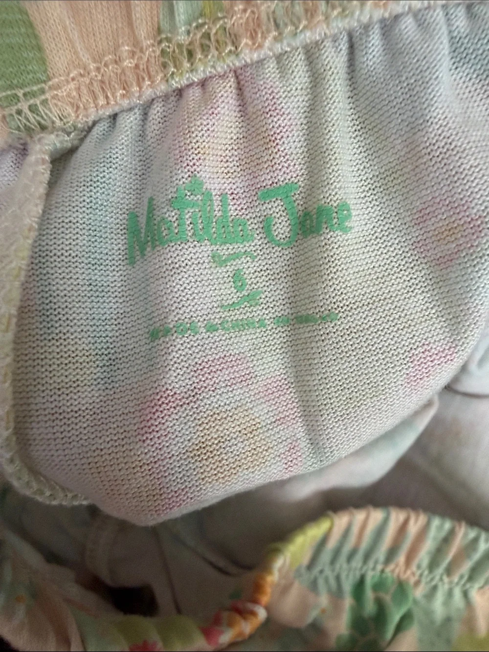 Matilda Jane Pastel Cactus Pajama Set - Mint, Pink & Yellow
